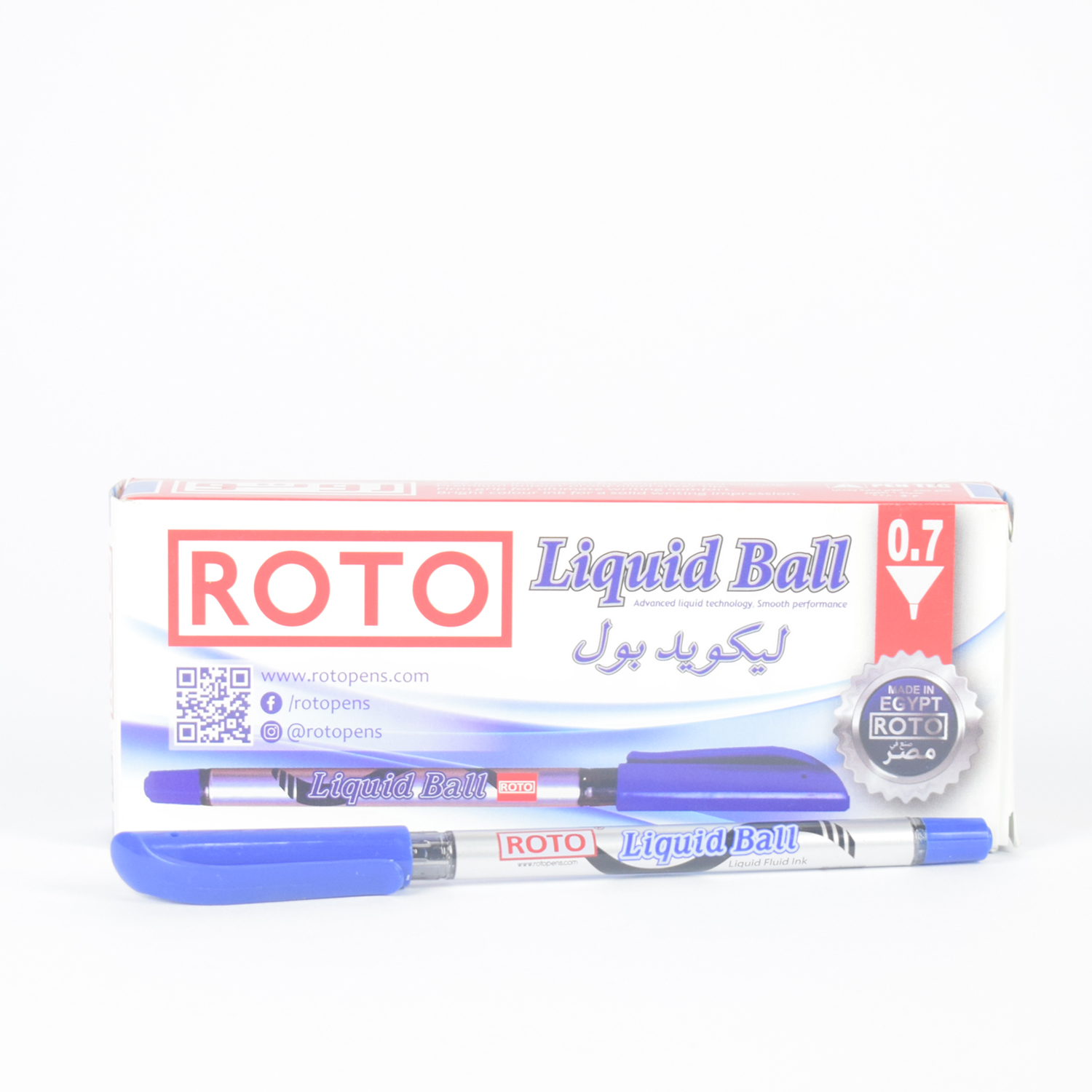 قلم روتو ازرق Liquid Ball