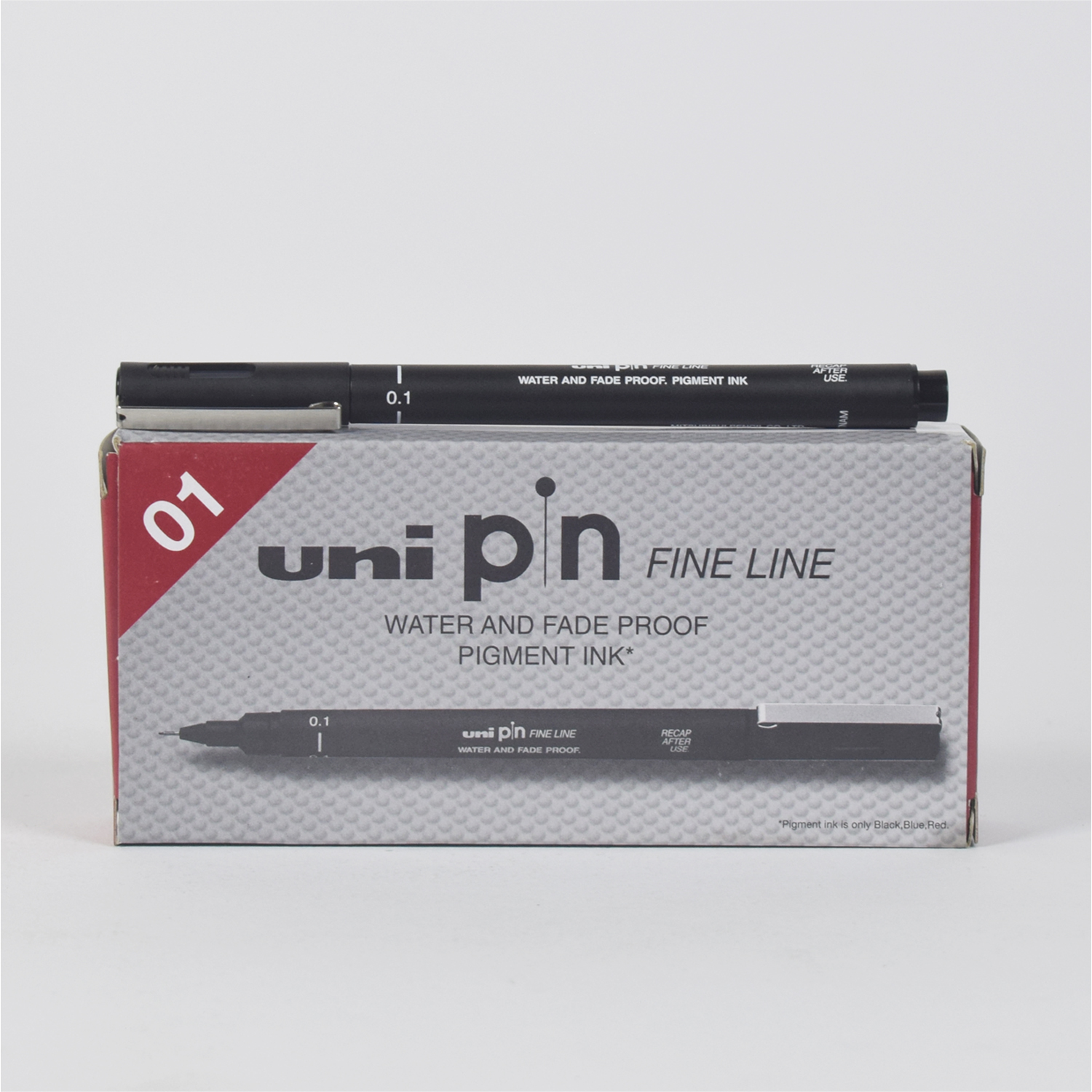 قلم ريشة اسود 0.1 uni pin